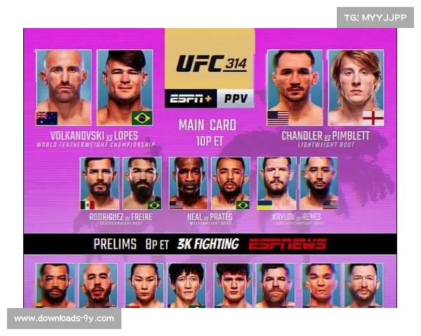 UFC2026年计划13场数字赛和30场格斗之夜，覆盖全球